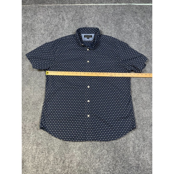 Banana Republic Stretch Soft Wash Button up - Button down collar Men's Large SS - Picture 6 of 8